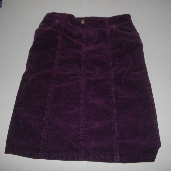 Purple Denim Skirt - Picture 1 of 4